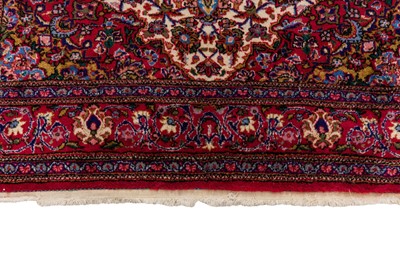 Lot 5 - A FINE KASHAN RUG, CENTRAL PERSIA