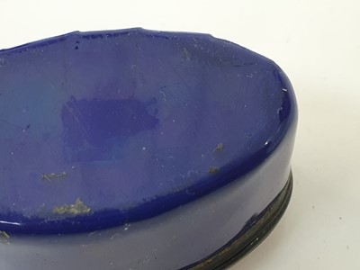 Lot 170 - A BILSTON ENAMEL NELSON PATCH BOX, LATE 18TH CENTURY/EARLY 19TH CENTURY