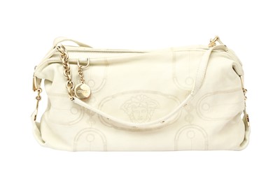 Lot 164 - Versace Ivory Medusa Shoulder Bag