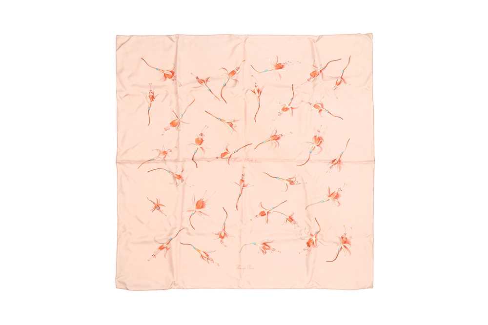 Lot 20 - Hermes 'Fleurs de Fuchsia' Silk Scarf 90