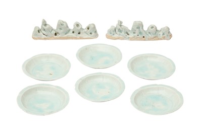 Lot 642 - A GROUP OF CHINESE QINGBAI WARES