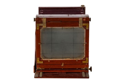 Lot 1 - A H. Moorse Whole Plate Tailboard Mahogany & Brass Camera