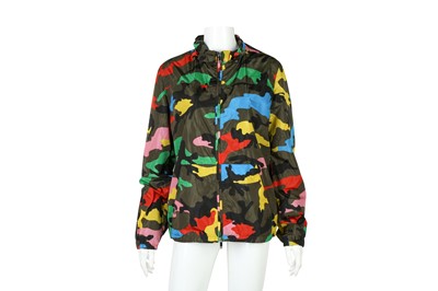 Lot 152 - Valentino Multi Camo Rain Jacket - Size 46