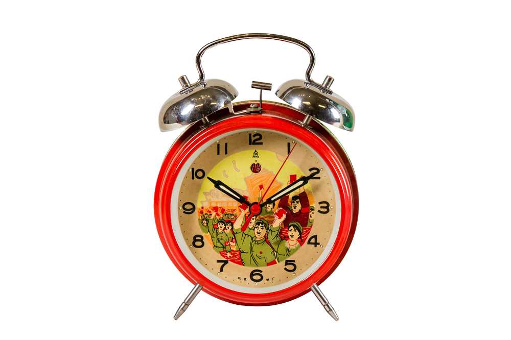 Communist Clock Lot 200 - A Chinese Mechanical Communist Propaganda
