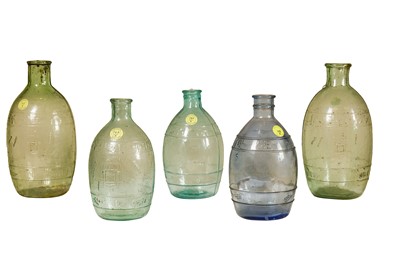 Lot 178 - Five Chinese Propaganda Glass Jars