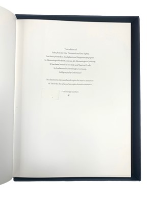 Lot 168 - The Folio Society: Salvador Dali (illustrator), Tales from the One Thousand and One Nights, one of 20 hors de commerce copies