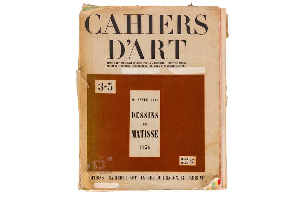 Lot 239 - Henri Matisse, Cahiers D’Art- Dessins De Matisse, 11 Année