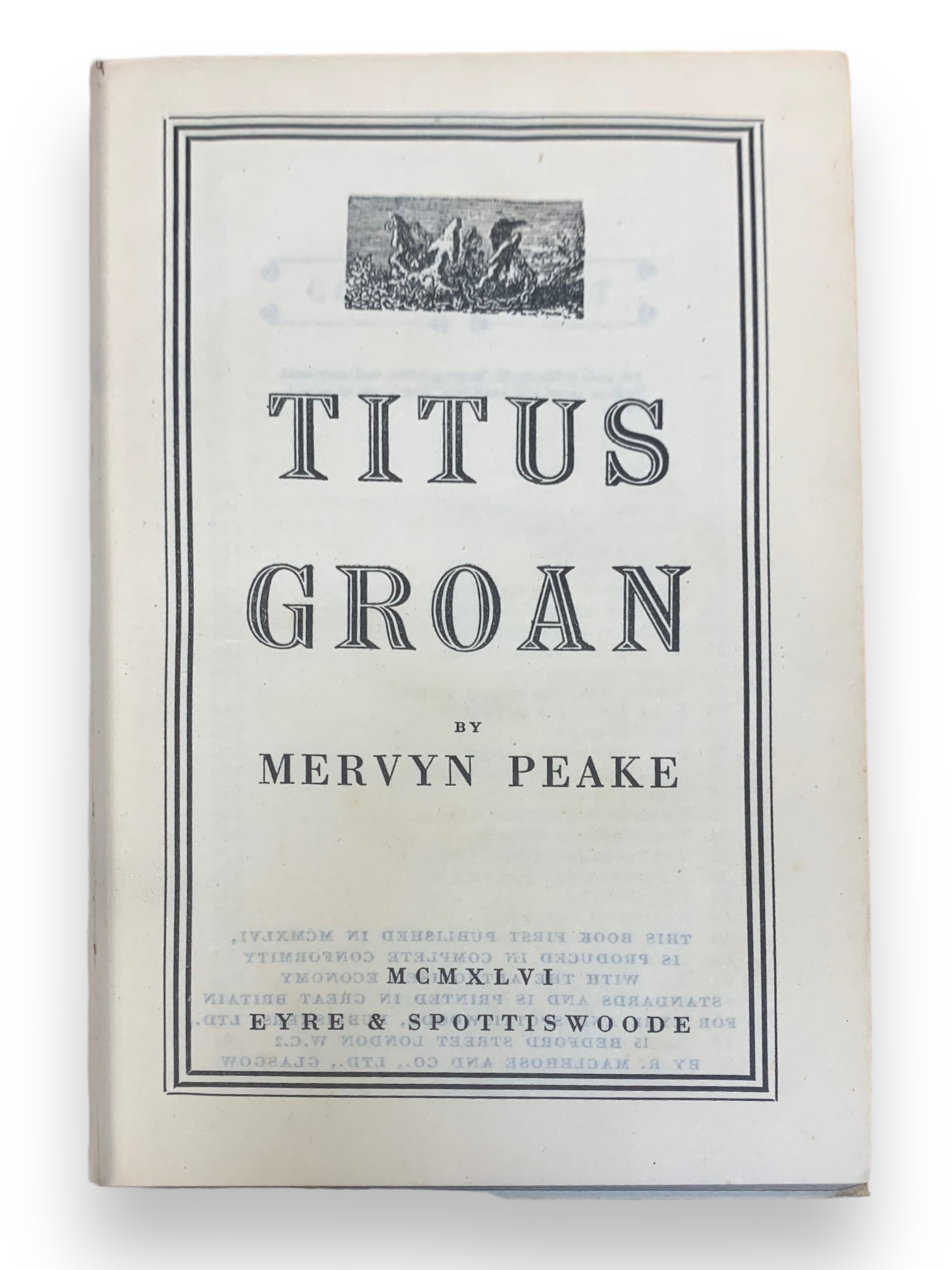 Lot 128 - Mervyn Peake [Gormenghast Trilogy], First