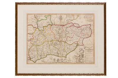 Lot 64 - County maps: Christopher Saxton