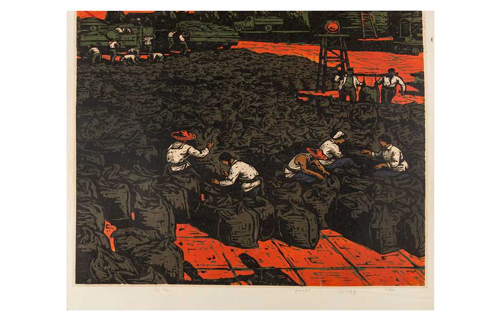 Lot 92 - Dong Hongjian Woodcut Prints