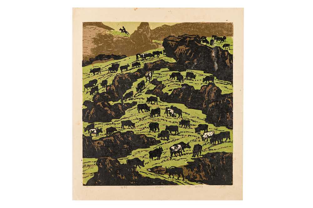 Lot 94 - Dong Hongjian Woodcut Prints