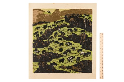 Lot 94 - Dong Hongjian Woodcut Prints