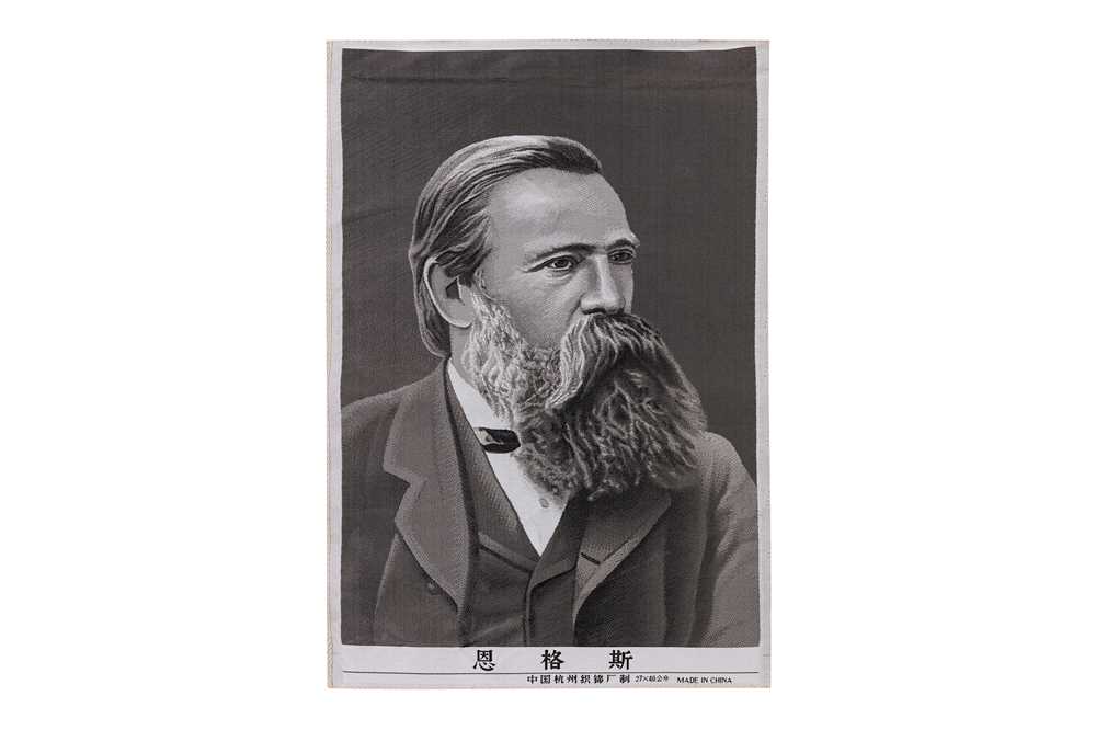 Lot 129 - Collection of portraits of the 5 main Communist historical figures Marx, Engles, Lenin, Stalin and Mao