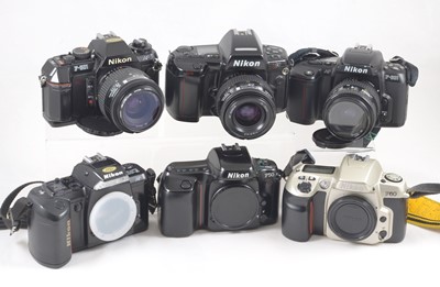 Lot 165 - Nikon AF Film Cameras & Lenses.