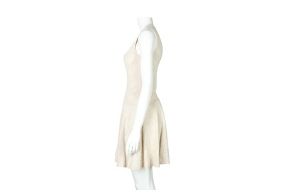 Lot 163 - Alexander McQueen Cream Knit Skater Dress - Size S