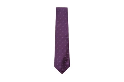 Lot 86 - Fendi Purple FF Silk Tie