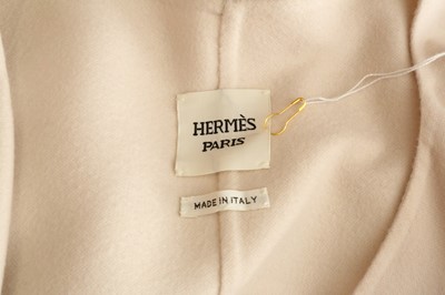 Lot 34 - Hermes Soft Pink Cashmere Long Straight Vest - Size 38