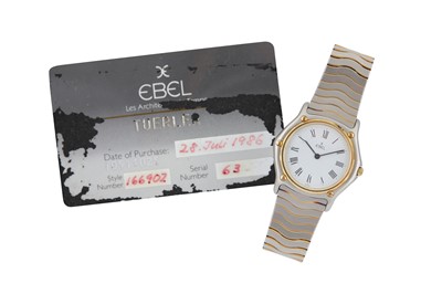 Lot 361 - EBEL CLASSIC WAVE BRACELET WATCH