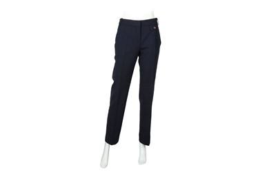Lot 199 - Louis Vuitton Navy Wool Tapered Trouser