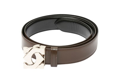 Lot 171 - Cartier Brown Reversible Logo Belt