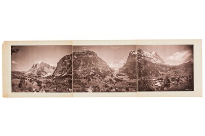 Lot 245 - PANORAMA OF GRINDELWALD, c.1900