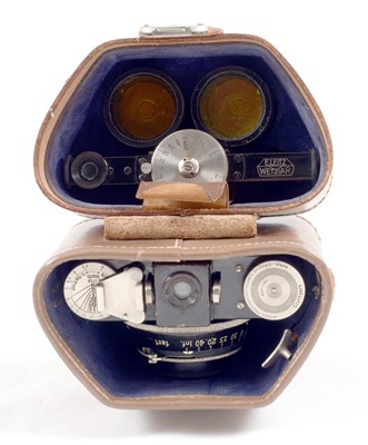 Lot 135 - Nagel Pupille 127 Camera Outfit with Leica Rangefinder.