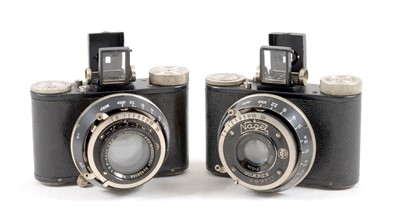 Lot 134 - A Pair of Nagel Pupille Cameras. Elmar & Kodak Versions