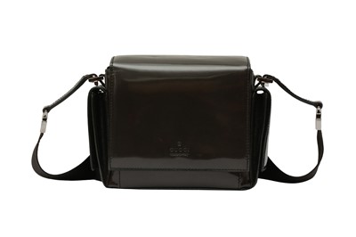 Lot 79 - Gucci Grey Mini Camera Crossbody Bag