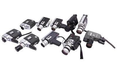 Lot 268 - Ten Canon Super 8 Cine Cameras.