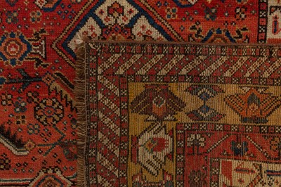 Lot 88 - AN ANTIQUE QASHQAI RUG, SOUTH-WEST PERSIA