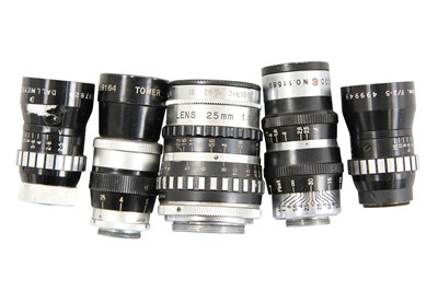 Lot 217 - Dallmeyer & Taylor Hobson Cine Lenses.