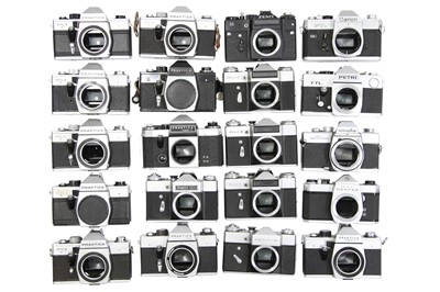 Lot 135 - Twenty Mechanical M42/M39 SLR Camera Bodies.