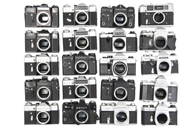 Lot 123 - Twenty Mechanical M42/M39 SLR Camera Bodies.