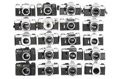 Lot 97 - Twenty Mechanical M42/M39 SLR Camera Bodies.