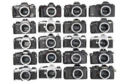 Lot 101 - Twenty Electronic 35mm SLR Camera Bodies.