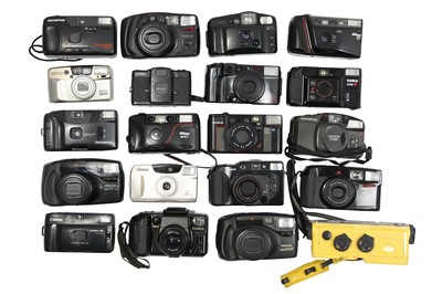 Lot 132 - Twenty Point & Shoot Cameras With Lomo LC-A.