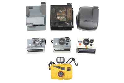 Lot 133 - Five Polaroid Cameras & Reefmaster Automatic Underwater Camera.