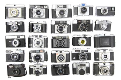 Lot 108 - Twenty five 35mm Viewfinder Cameras With Super Baldina.