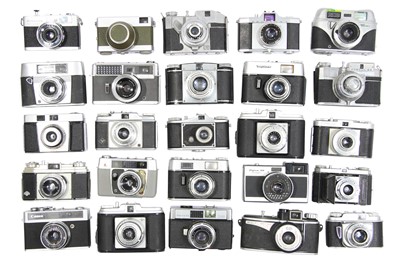 Lot 83 - Twenty Five 35mm Viewfinder Cameras With WERRA MAT.