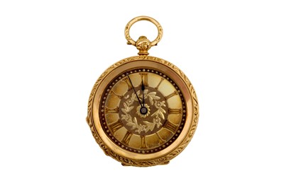 Lot 502 - WILKINSON POCKET WRISTWATCH - 18K GOLD