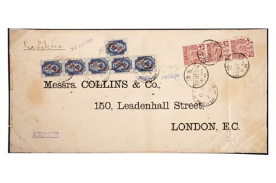 Lot 81 - CHINA RUSSIAN P.O. COMBINATION COVER 1903 TO LONDON