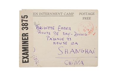 Lot 90 - ISLE OF MAN WWII INTERNMENT CAMP SHANGHAI CHINA 1941