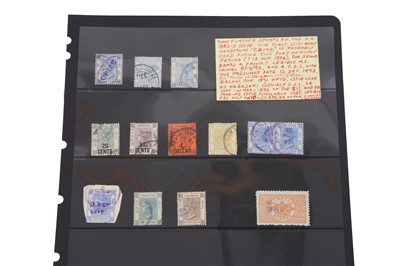 Lot 127 - HONG KONG STAMPS WITH JAPANESE USAGES 1882-1902