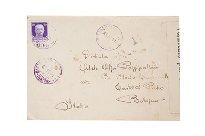 Lot 144 - CHINA 1940 CENSORED COVER FROM ITALIAN TROOPS IN TIENTSIN