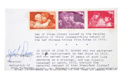 Lot 167 - KOREA WAR CHINA PRESIDENT NIXON POW JOHN DOWNEY 1973