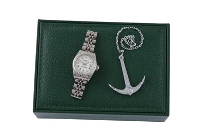 Lot 364 - ROLEX OYSTER LADY DATE