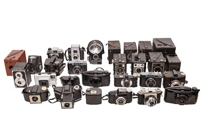 Lot 77 - Twenty Five Box & Toy Cameras.