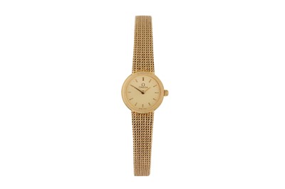 Lot 349 - OMEGA BRACELET WATCH - LADIES