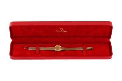 Lot 349 - OMEGA BRACELET WATCH - LADIES