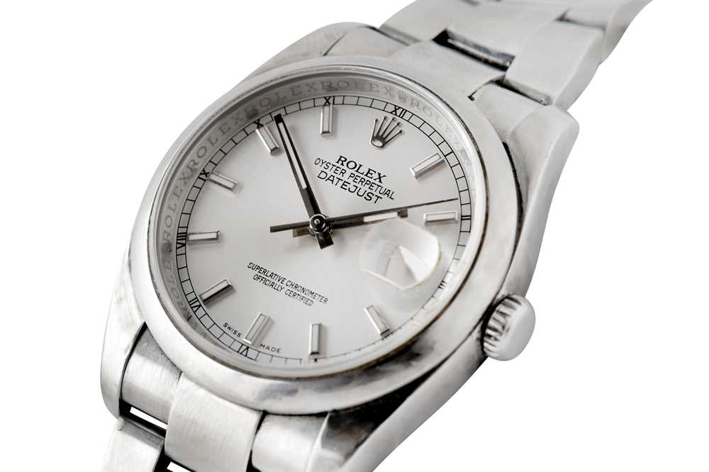 Lot 405 - ROLEX DATEJUST BRACELET WATCH